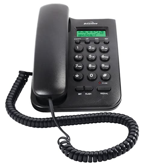 Buy Binatone Spirit 200 Corded Landline Phone Black Online At Best
