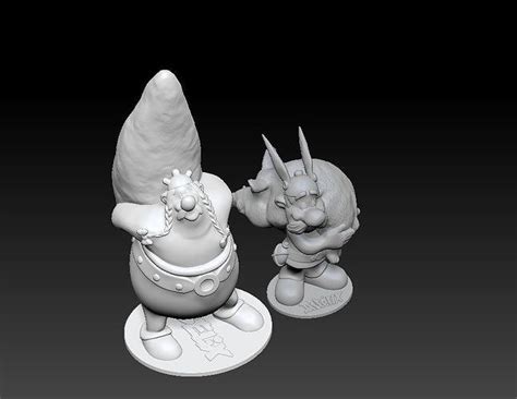 asterix and obelix 3d print ready 3d model 3d printable cgtrader