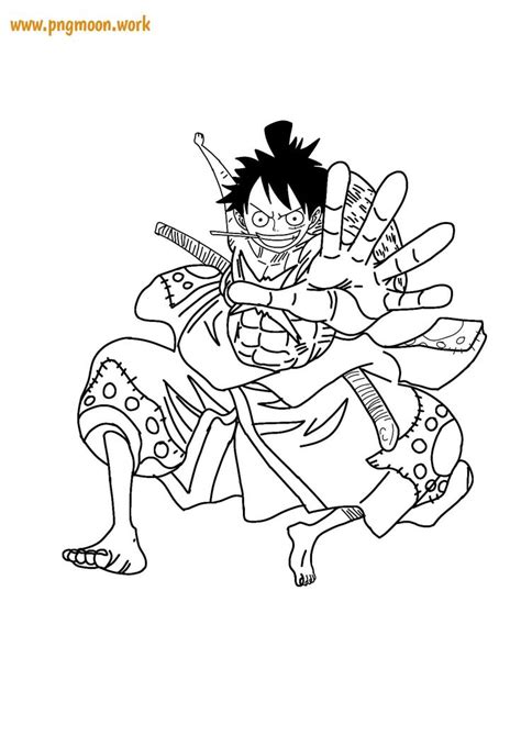 Wano Coloring Page Coloring Page Monkey D Luffy Luffy Coloring Home