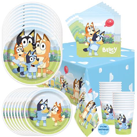 Buy Bluey Birthday Party Supplies For 16 Bluey Party Supplies Bluey