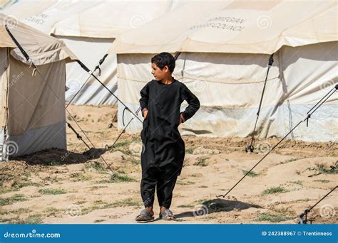 Refugees In A Camp Outside Kabul In May 2022 Editorial Photography