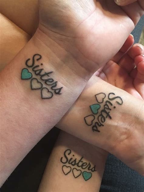 Image Result For Matching Sister Tattoos For 3 Mit