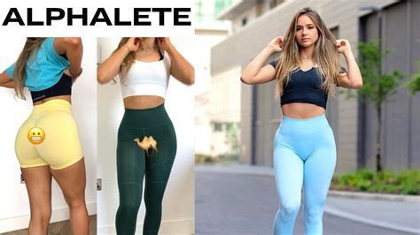 Alphalete Try On Haul 2021 Amplify Leggings Shorts And More Youtube