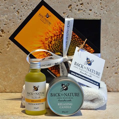 Relaxing Aromatherapy Bath Oil T Pack By Back To Nature Skincare