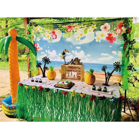 Allenjoy 7x5ft Photography Backdrops Tropical Party Birthday Hawaii