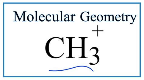CH3 Methylium Cation Molecular Geometry Bond Angles YouTube