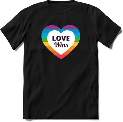 Love Wins Pride T Shirt Grappig LHBTIQ LGBTQ Gay Homo