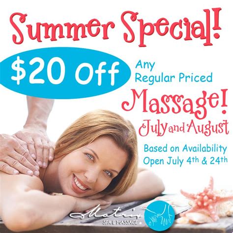 Spa And Massage Coupons And Packages Massage Marketing Spa Massage Spa Packages