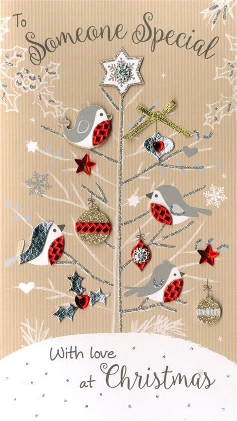 someone special embellished christmas card cards love kates