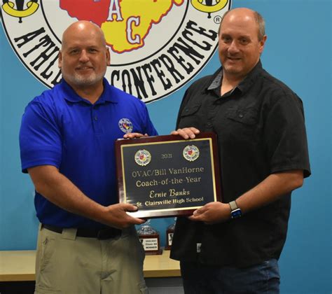 St Clairsvilles Ernie Banks Wins Ovac Coach Of Year News Sports Jobs The Intelligencer