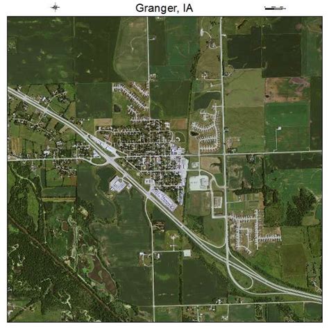 Aerial Photography Map Of Granger Ia Iowa