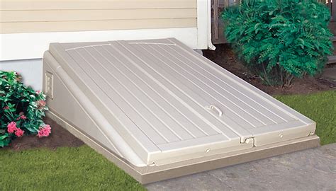 Primed steel replacement cellar door for sloped foundation (15) model# 0bddsm101. Basement Doors