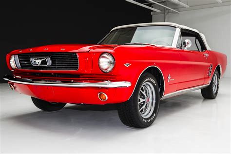 1966 Ford Mustang Redred Convertible 289 Stock 3839 Visit