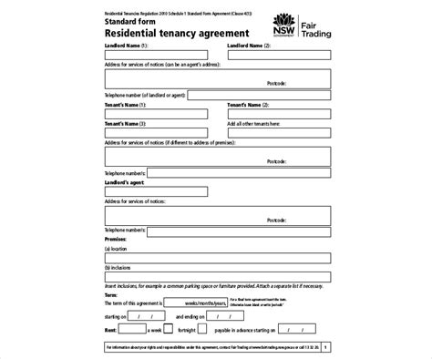 This tenancy agreement is made this 1st january 2009. Sample Of Tenancy Agreement Form / 9 Simple Tenancy ...