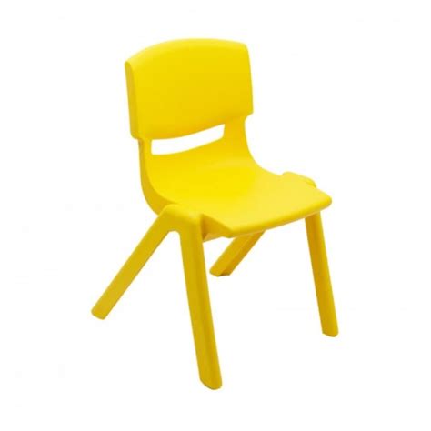 scaun copil plastic gradinita galben