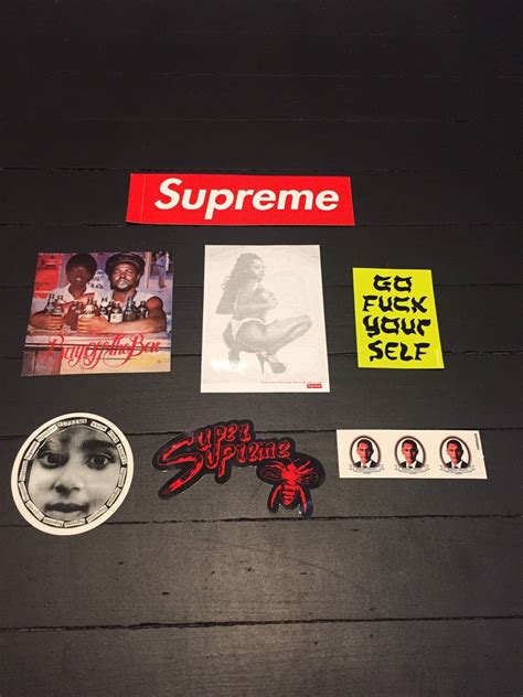 Supreme Various Supreme Sticker Pack 7 Stickers Grailed