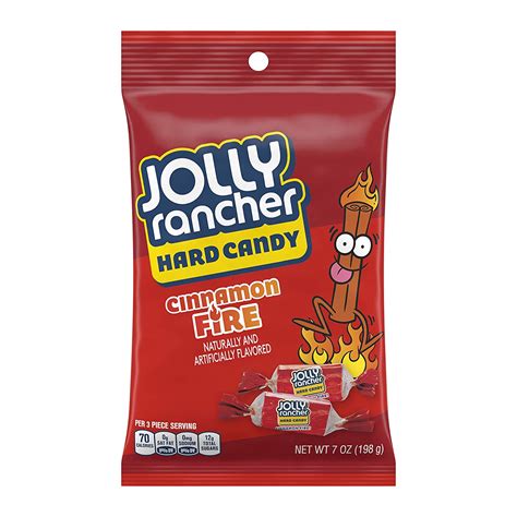 Jolly Rancher Cinnamon Fire Hard Candy 7 Ounce Peg Bag Ebay