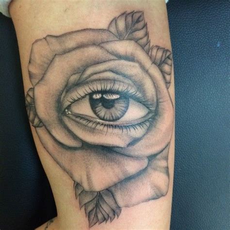 Realistic Eye Rose By Gus Honey At Ldf Tattoo Newtown Sydney Tattoo
