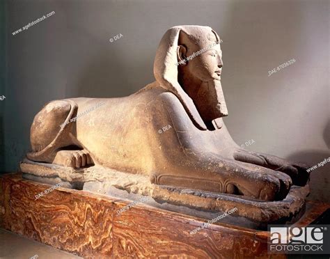 Egyptian Dynasty Xix 1186 1070 Bc Sphinx Sandstone Lion Body And Human Head From Karnak