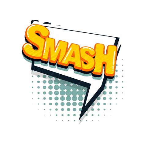 Premium Vector Smash Colored Comic Text Collection Sound Effects Pop