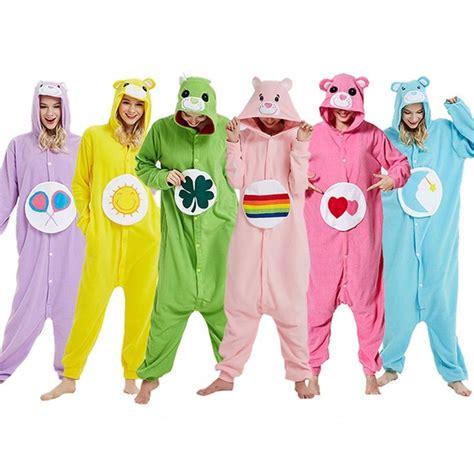 Care Bear Onesie For Adults 6 Colors In Stock Care Bear Onesie Bears