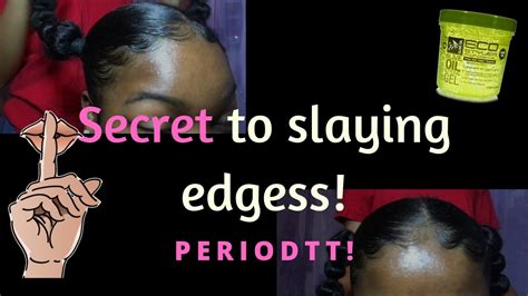 Edges 101 How To Safely Slay Your Edges Style Youtube