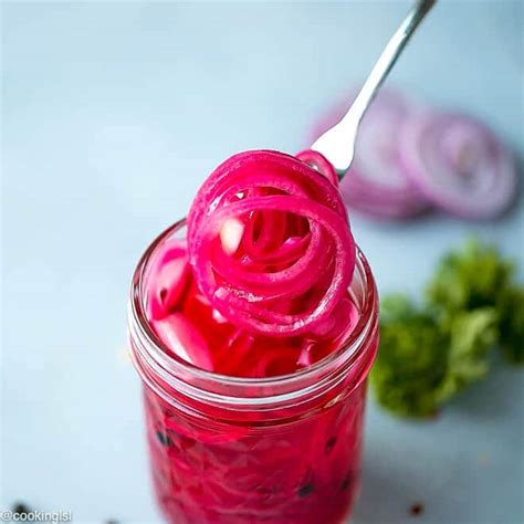 Quick pickled red onions pickled red onions add a sweet tangy bite to any foods they top as well as a beautiful pink color. How To Make Pickled Onions - Easy Pickled Red Onions Recipe - Cooking LSL
