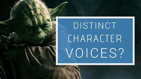 How To Craft A Distinct Character Voice