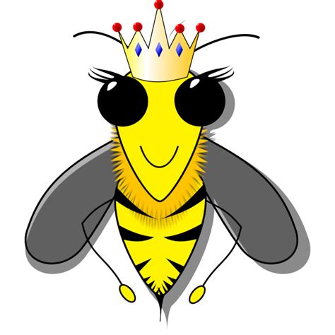 queen bee vector image free svg