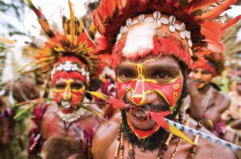 Nouvelle Guinée Sauvage Et Goroka Show Circuit Papouasie Nouvelle