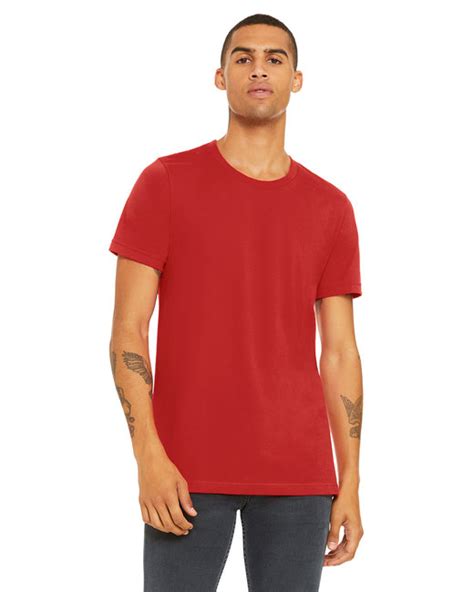 Bella Canvas Unisex Jersey T Shirt Red