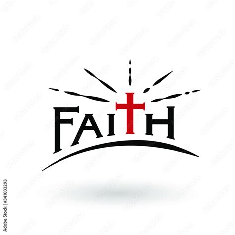 Christian Faith Symbol Religious Church Cross Emblem Concept