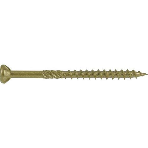 Power Pro 9 X 2 12 Star Flat Head Exterior Wood Screw Package Of