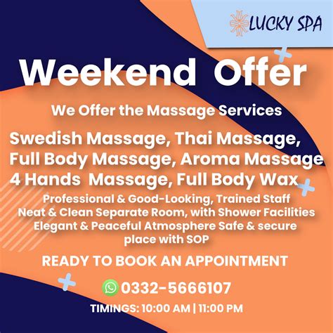 Are You Lucky Massage Center Bahria Town Rawalpindi
