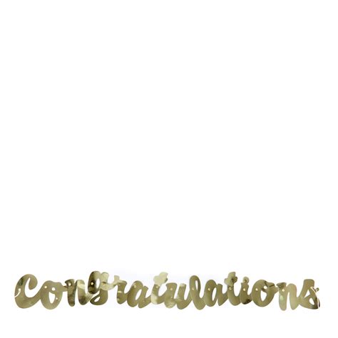 Buy Gold Script Congratulations Banner For Gbp 299 Card Factory Uk
