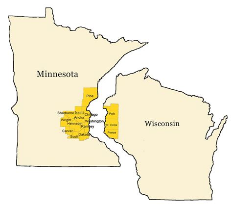 Minnesota And Wisconsin Map Time Zone Map