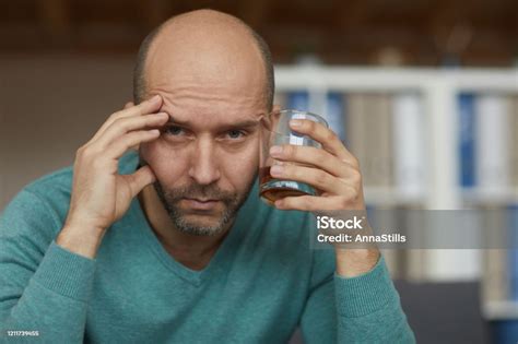 Drunk Man With Alcohol Stock Photo Download Image Now Depression