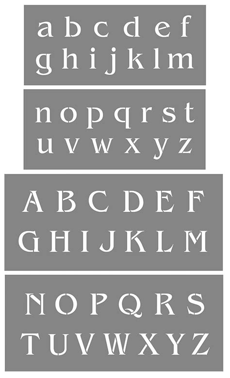 Small Alphabet Theme Pack Stencil Henny Donovan Motif
