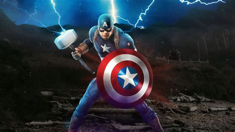 Hình Nền Captain America Mjolnir Top Những Hình Ảnh Đẹp