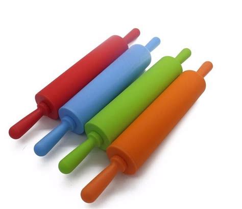 2021 Nonstick Silicone Rolling Pin Pastry Dough Roller Bakeware Pastry Tools Professional