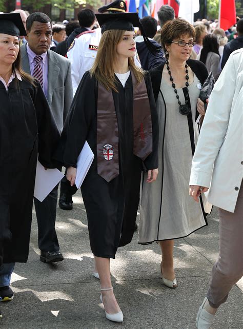 Emma Watson Graduates From Brown University Popsugar