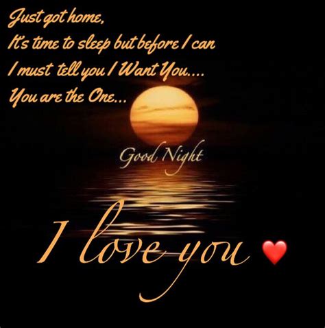 I Want You Adore You And Miss You So Much Good Night Love Quotes