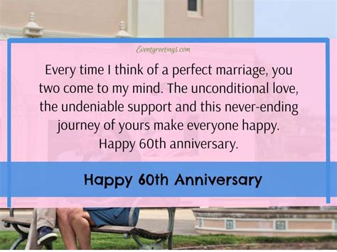 55 Amazing Happy 60th Wedding Anniversary Wishes Events Greetings