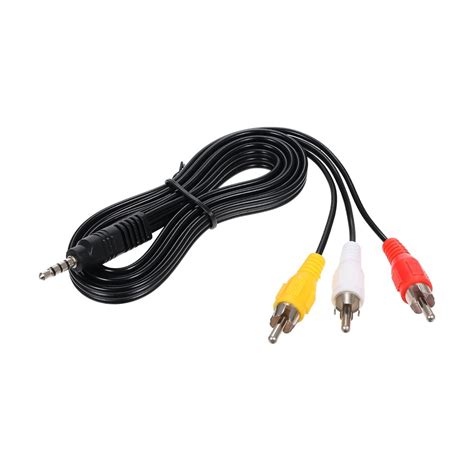 35mm Rca Audio Video Cable 35mm Jack To 3 Rca Male Av Wire Cord 12m