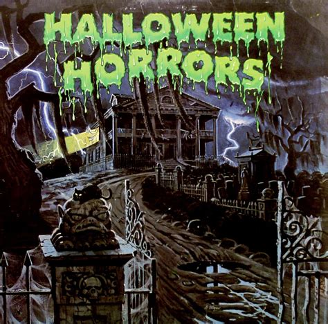 Halloween Horrors Album Cover 1977 Halloween Horror Vintage