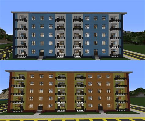 Simple Apartment Building Minecraft Map