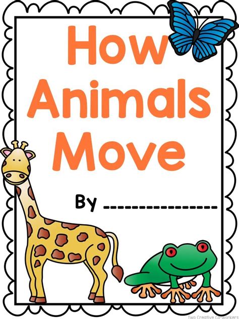 How Animals Move Printable Book Sorting Worksheets And Posters