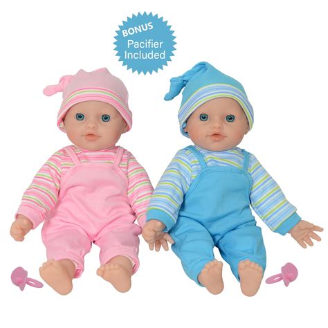 The New York Doll Collection 12 Twins Baby Doll Soft Body Twin Baby