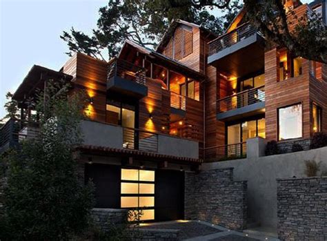 25 Ideas Amplifying Beautiful House Exterior With Unique Architectural
