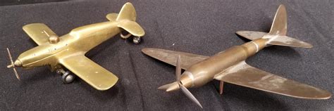 Sold Price Lot Of Ww2 Trench Art Planes And Bullets March 3 0123